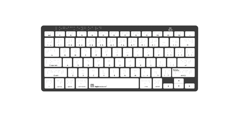 Braille keyboard Bluetooth MAC 